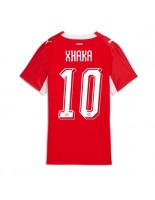 Švýcarsko Granit Xhaka #10 Domácí Dres pro Dámské MS 2026 Krátký Rukáv
